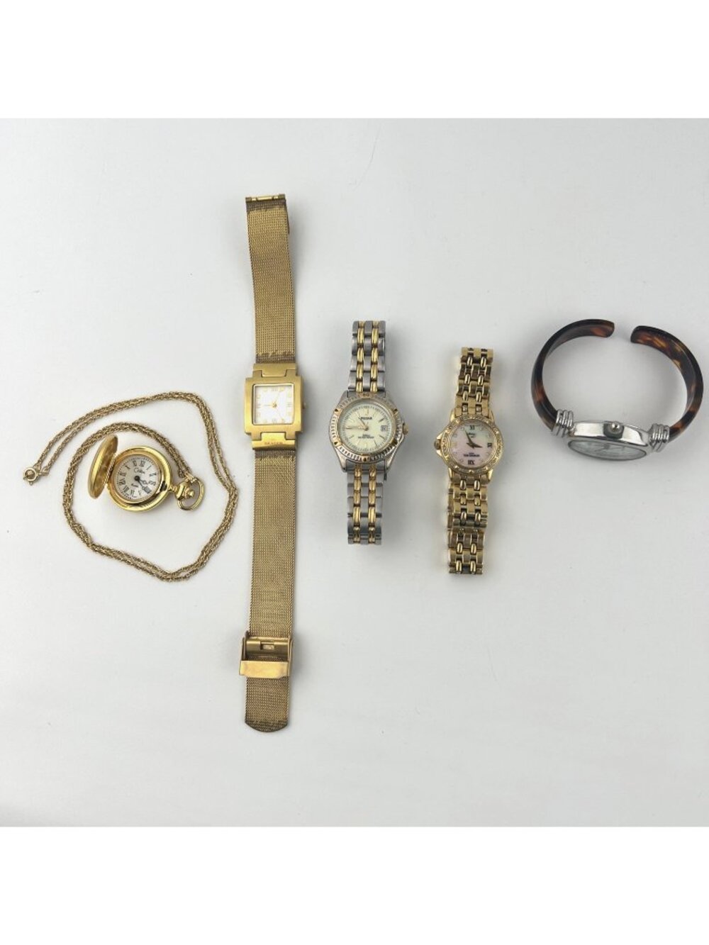 Vtg Lot Womens Watches Raymond Weil Skagen Pulsar Geneva Colibri UNTESTED P/R